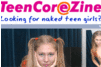 Screenshot of Teen Core Zine