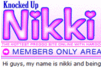 Screenshot of Knocked Up Nikki