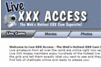 Screenshot of Live XXX Access