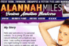 Screenshot of Alannah Miles