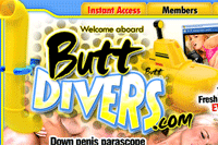 Screenshot of Butt Divers