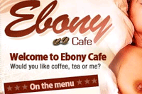 Screenshot of Ebony Cafe