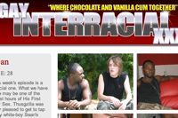 Screenshot of Gay Interracial XXX
