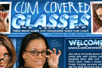 Screenshot of Cum Covered Glasses