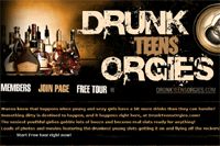 Screenshot of Drunk Teens Orgies