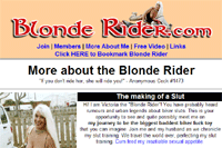 Screenshot of Blonde Rider