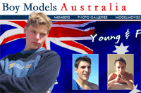 Screenshot of Boy Models Australia