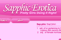 Screenshot of Sapphic Erotica