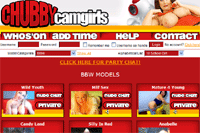 Screenshot of Chubby Cam Girls