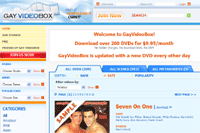 Screenshot of Gay Video Box