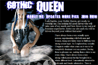 Screenshot of Gothic Queen