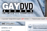Screenshot of Gay DVD Access