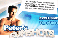 Screenshot of Peter's Cumshots